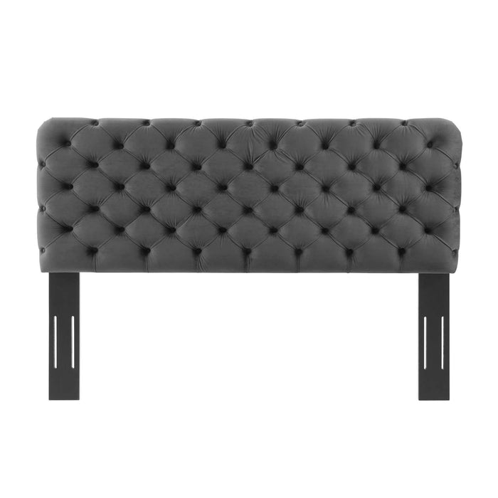 Lizzy Tufted Full/Queen Performance Velvet Headboard