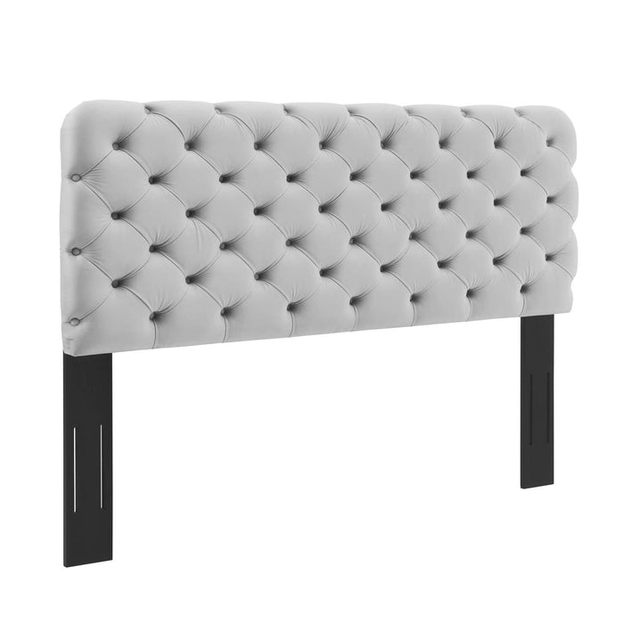 Lizzy Tufted Full/Queen Performance Velvet Headboard