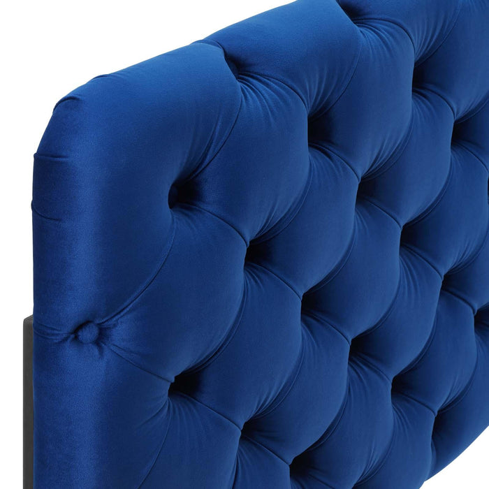 Lizzy Tufted Full/Queen Performance Velvet Headboard