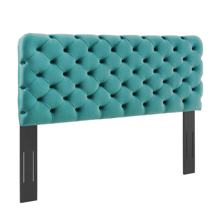 Lizzy Tufted Full/Queen Performance Velvet Headboard