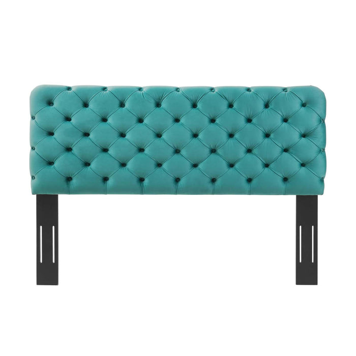 Lizzy Tufted Full/Queen Performance Velvet Headboard