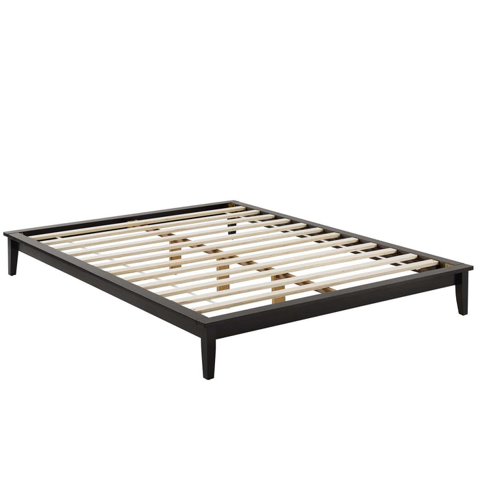 Lodge Queen Wood Platform Bed Frame