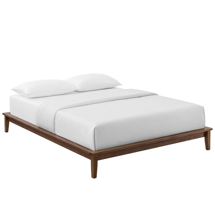 Lodge Queen Wood Platform Bed Frame