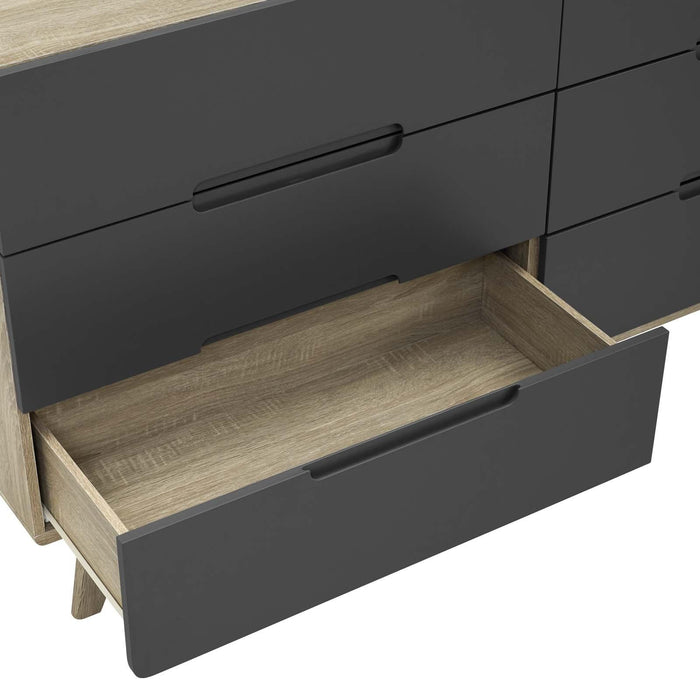 Origin Six-Drawer Wood Dresser or Display Stand