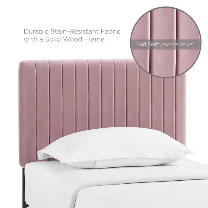 Keira Twin Performance Velvet Headboard