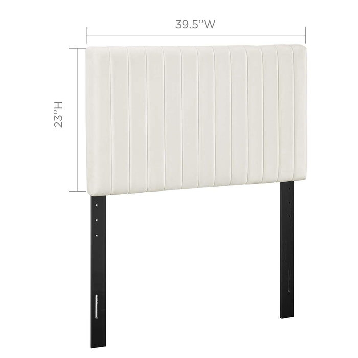 Keira Twin Performance Velvet Headboard