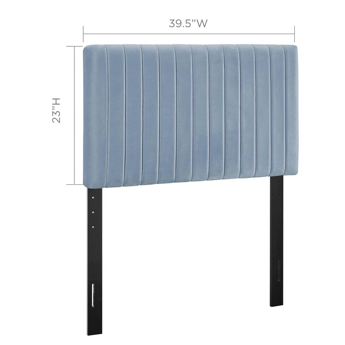 Keira Twin Performance Velvet Headboard