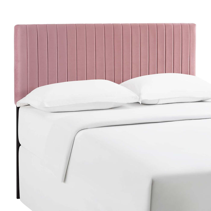 Keira Full / Queen Performance Velvet Headboard image