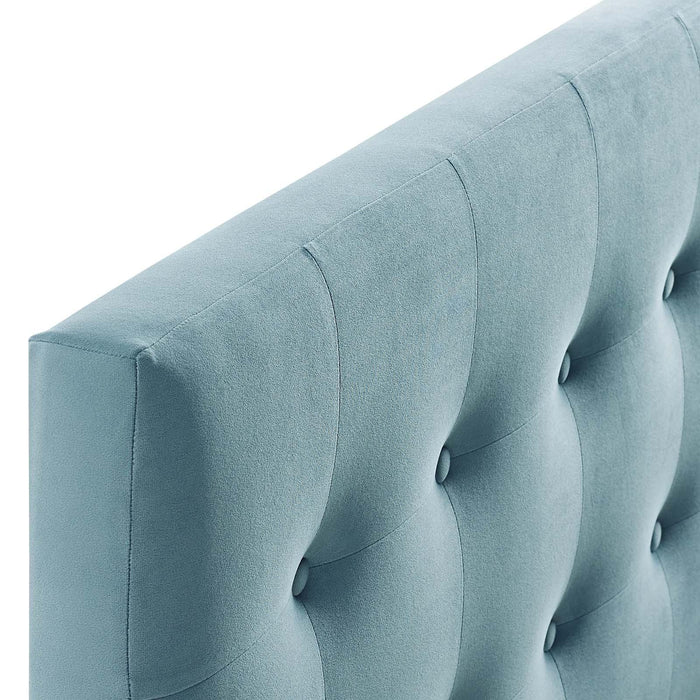 Emily Full Biscuit Tufted Performance Velvet Headboard