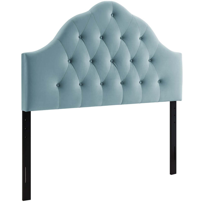 Sovereign King Diamond Tufted Performance Velvet Headboard