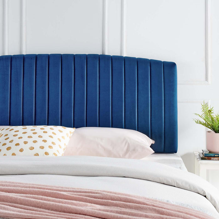 Rebecca Performance Velvet Twin Headboard