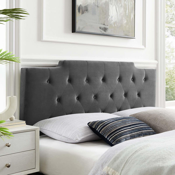 Juliet Tufted Twin Performance Velvet Headboard