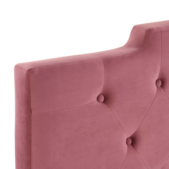 Juliet Tufted Full/Queen Performance Velvet Headboard