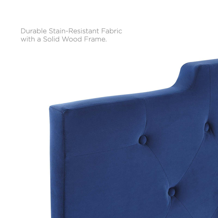 Juliet Tufted Twin Performance Velvet Headboard