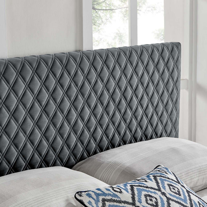 Angela King Performance Velvet Headboard