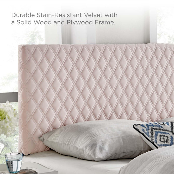 Angela Full/Queen Performance Velvet Headboard