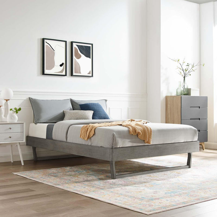 Billie Full Wood Platform Bed Frame