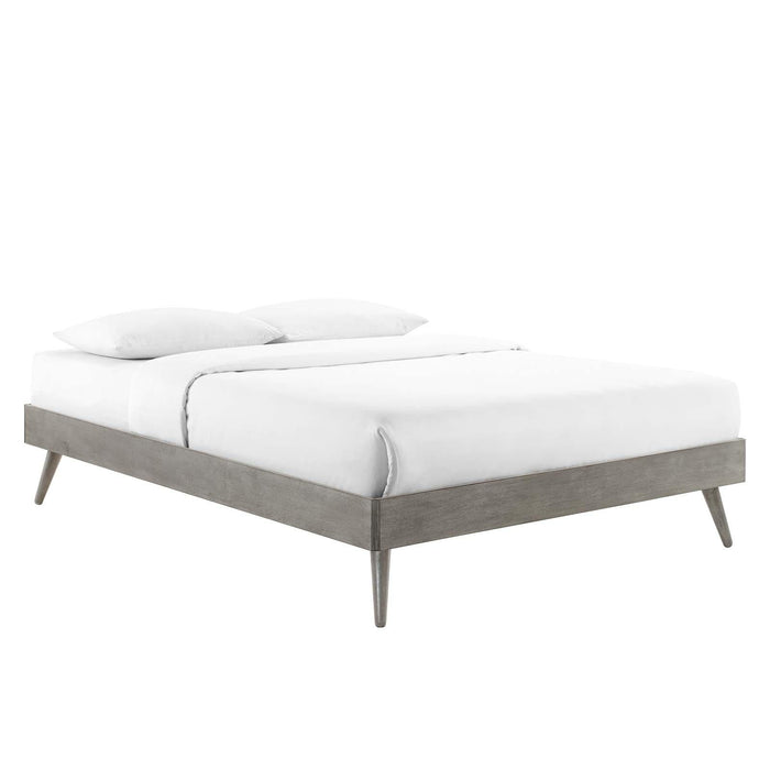 Margo King Wood Platform Bed Frame