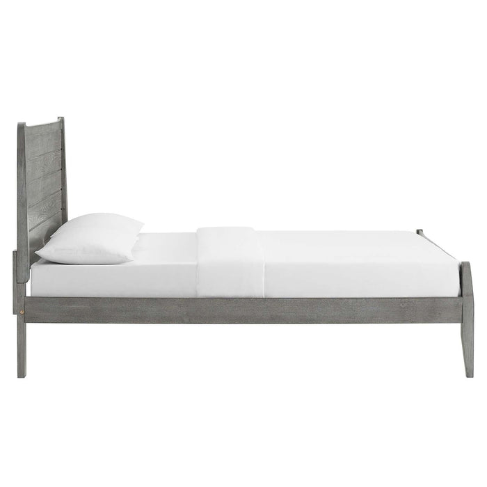 Georgia Queen Wood Platform Bed