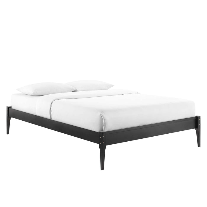 June King Wood Platform Bed Frame image