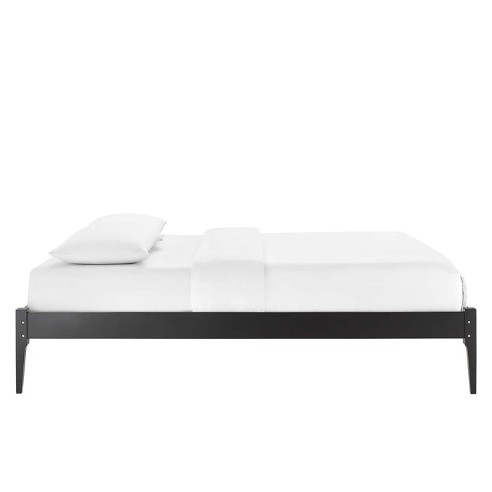 June Full Wood Platform Bed Frame