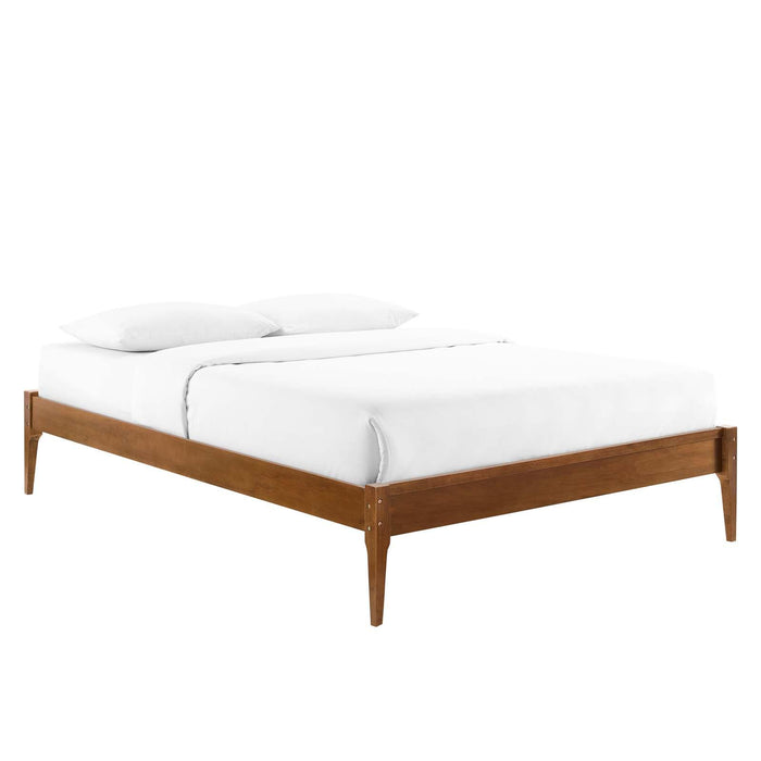 June King Wood Platform Bed Frame