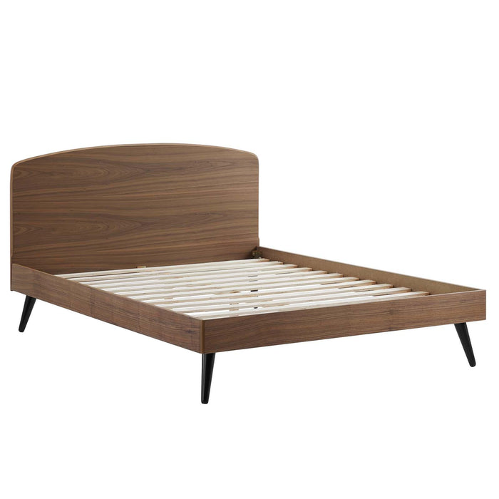 Bronwen King Wood Platform Bed