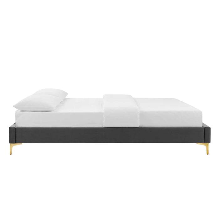 Sutton Full Performance Velvet Bed Frame