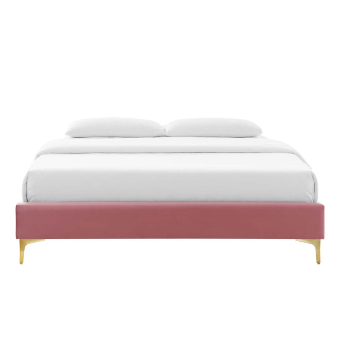 Sutton Twin Performance Velvet Bed Frame