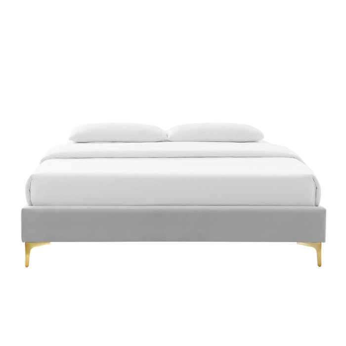 Sutton Full Performance Velvet Bed Frame