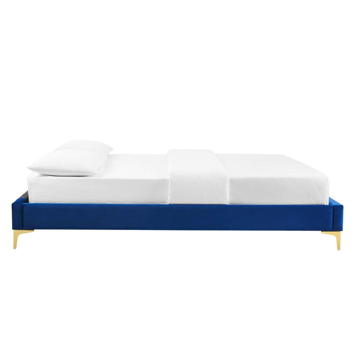 Sutton King Performance Velvet Bed Frame