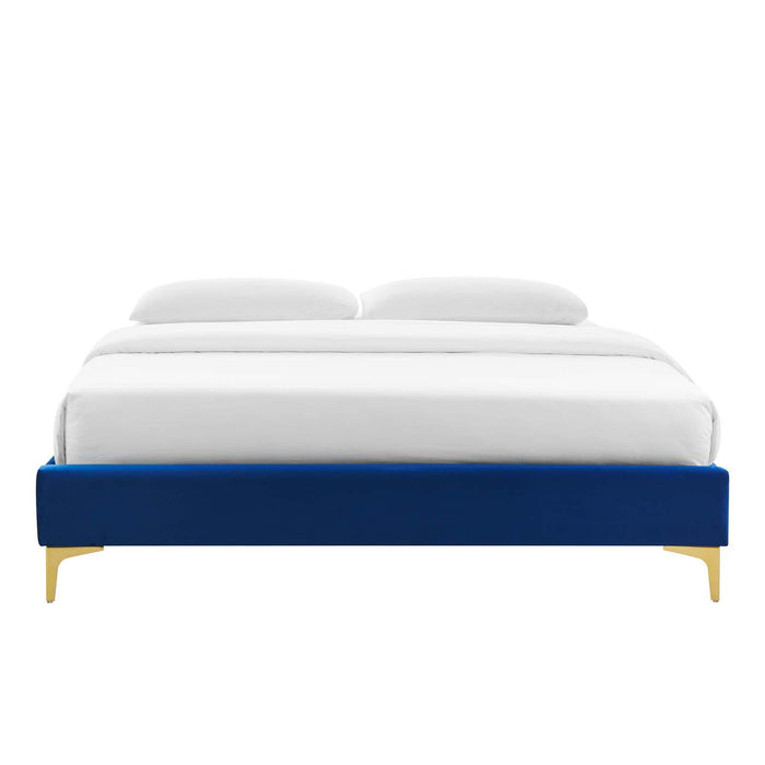 Sutton Full Performance Velvet Bed Frame