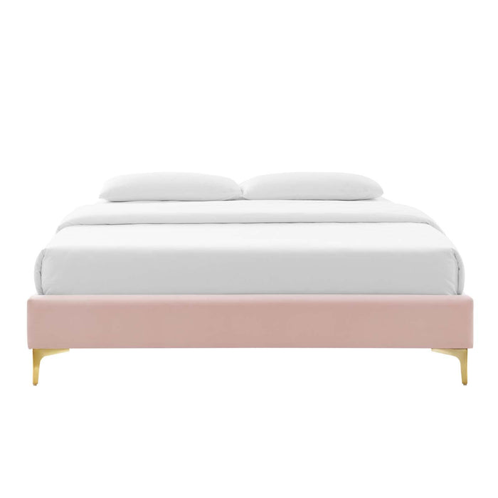 Sutton Full Performance Velvet Bed Frame