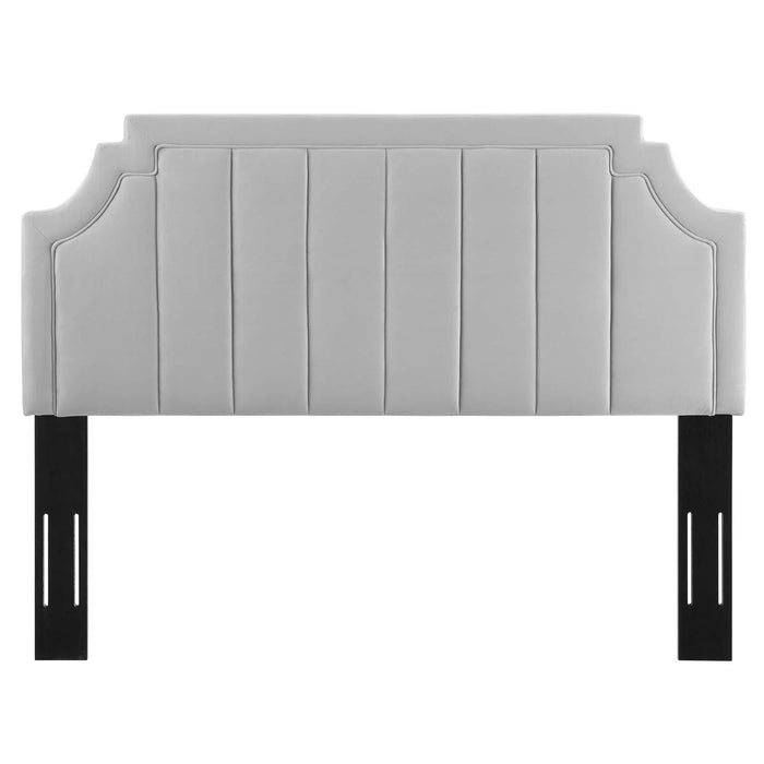 Alyona Channel Tufted Performance Velvet Full/Queen Headboard