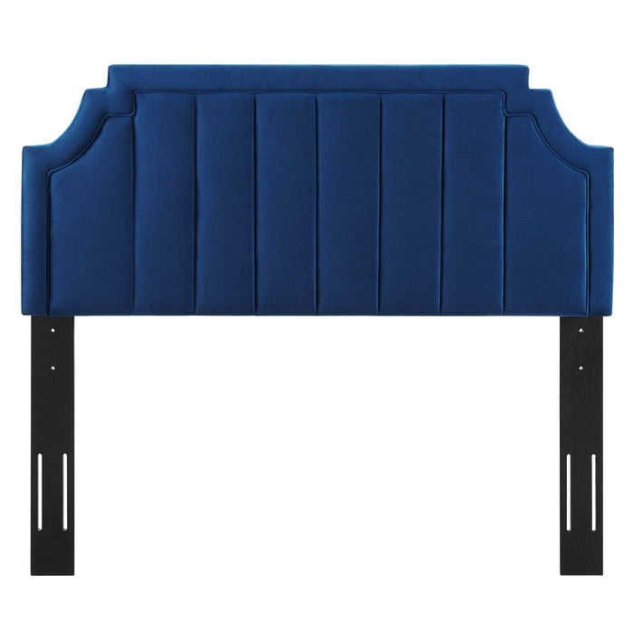 Alyona Channel Tufted Performance Velvet Full/Queen Headboard