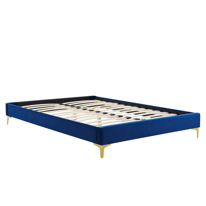 Sutton Twin Performance Velvet Bed Frame