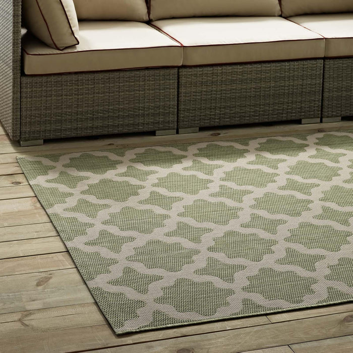 Cerelia Moroccan Trellis 8x10 Indoor and Outdoor Area Rug