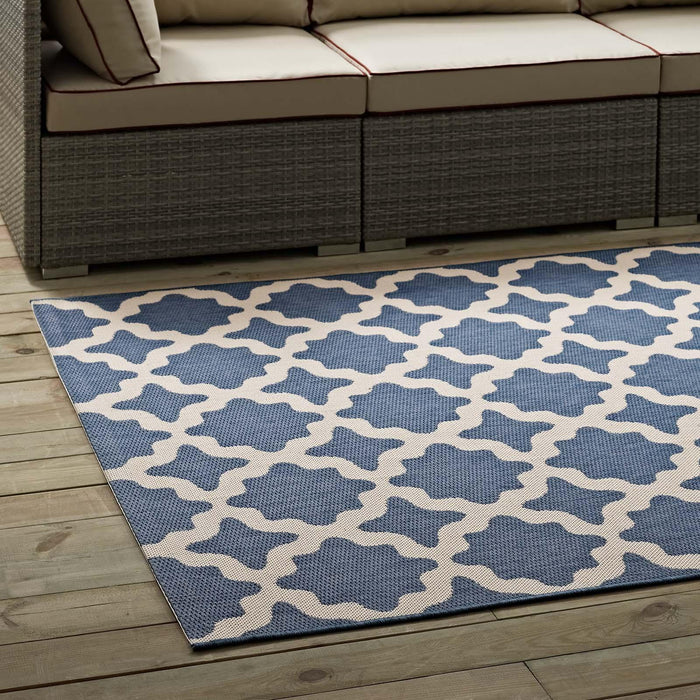 Cerelia Moroccan Trellis 8x10 Indoor and Outdoor Area Rug