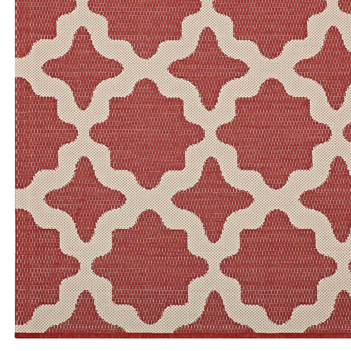 Cerelia Moroccan Trellis 5x8 Indoor and Outdoor Area Rug