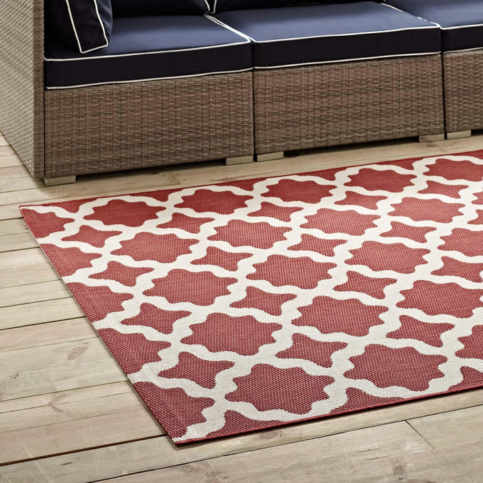 Cerelia Moroccan Trellis 5x8 Indoor and Outdoor Area Rug