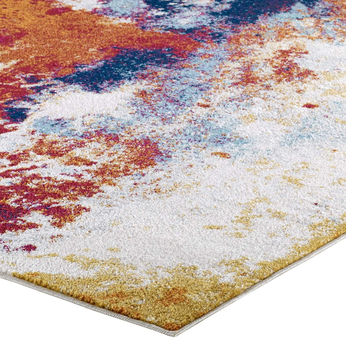 Entourage Adeline Contemporary Modern Abstract 5x8 Area Rug