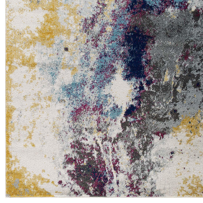 Entourage Adeline Contemporary Modern Abstract 5x8 Area Rug