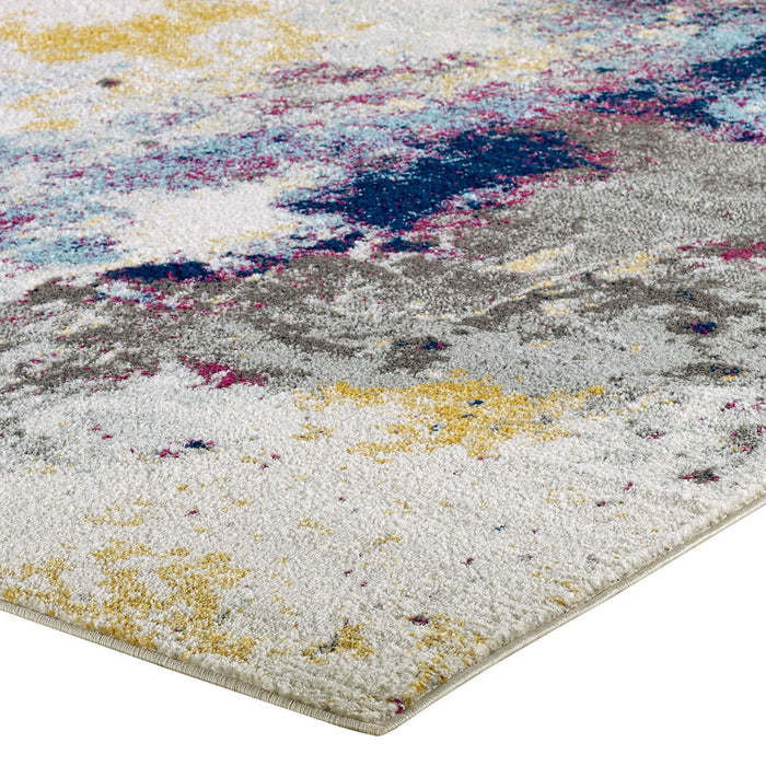 Entourage Adeline Contemporary Modern Abstract 5x8 Area Rug