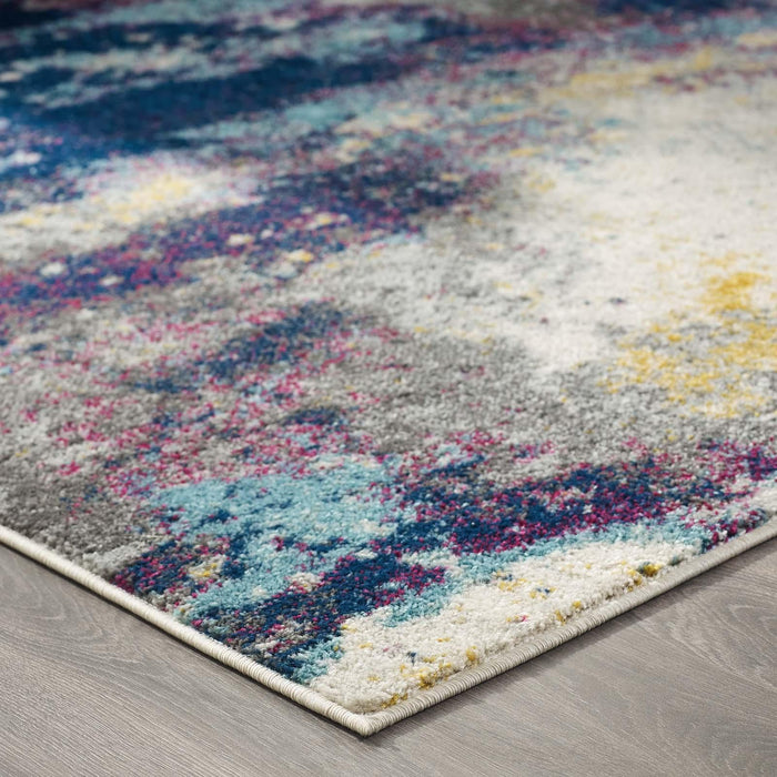 Entourage Adeline Contemporary Modern Abstract 5x8 Area Rug