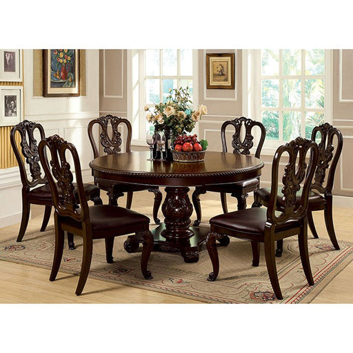 bellagio-brown-cherry-round-dining-table