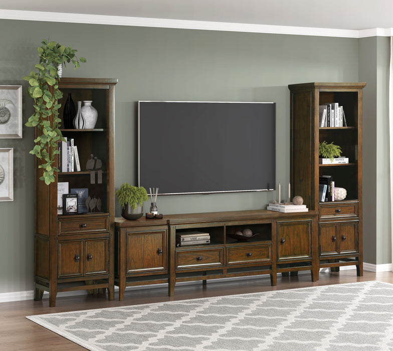 Frazier Park 59" TV Stand BROWN CHERRY ONLY