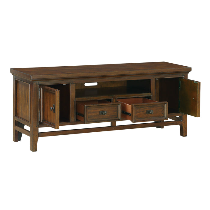 Frazier Park 59" TV Stand BROWN CHERRY ONLY