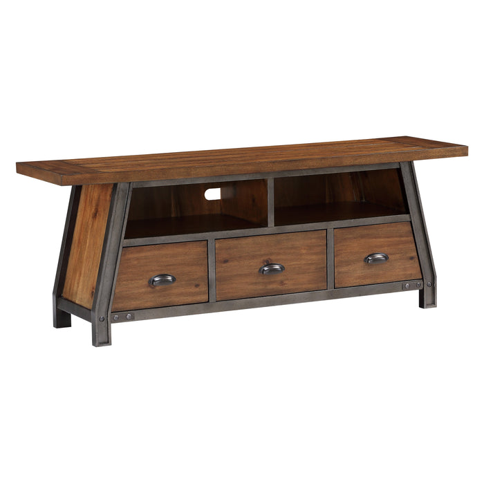 Holverson 64" TV STand RUSTIC BROWN ONLY