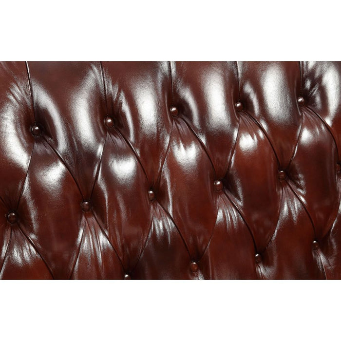 Eustomam Top Grain Leather Sofa