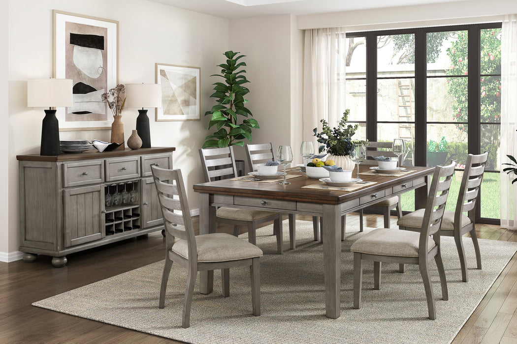 Tigard 5Pcs Dining Set, 2 TONE